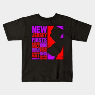 New Jersey Firsts Kids T-Shirt